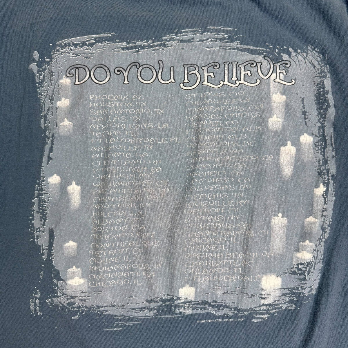 Vintage Cher ‘Do You Believe’ Tee Blue
