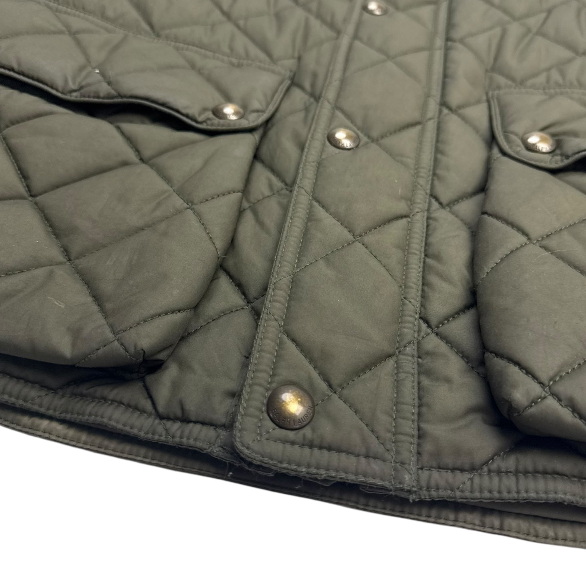 Vintage Polo Ralph Lauren Beaton Quilted Jacket Green
