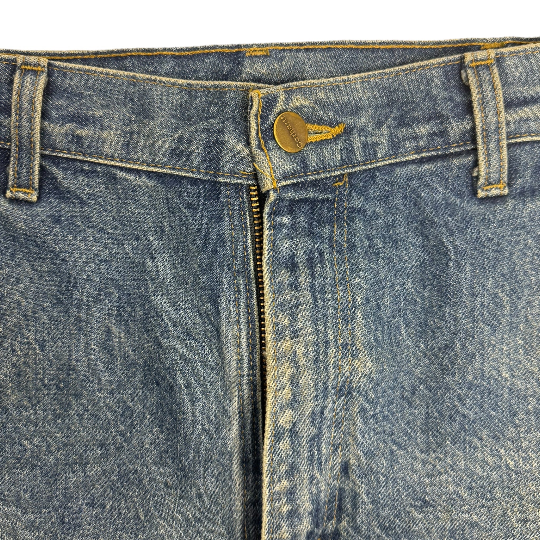 Vintage Carhartt Denim Double Knee Work Pants