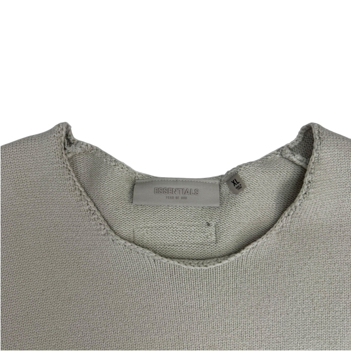 Fear of God Essentials 1977 Raw Edge Knit Sweater Wheat