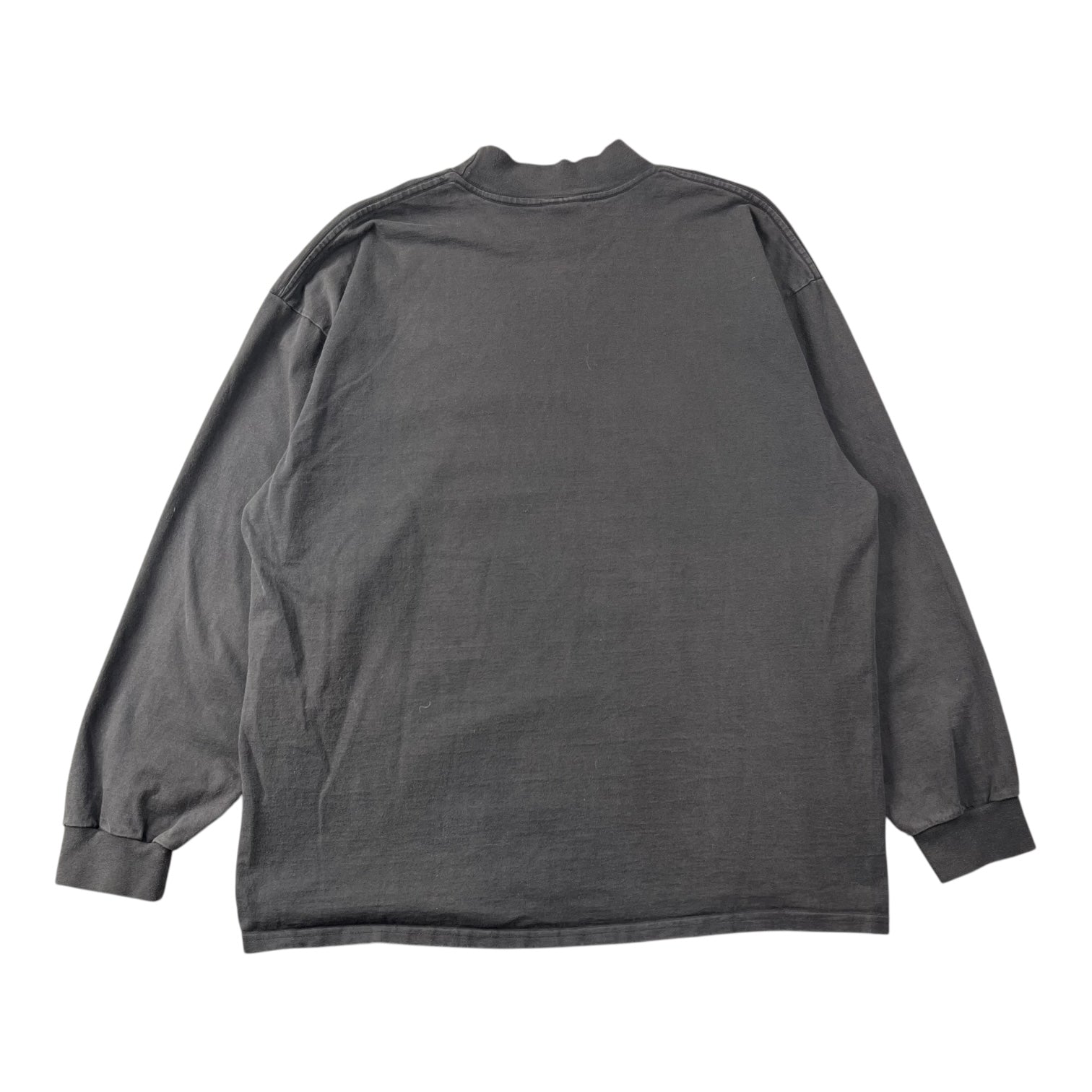 Vintage Nike Mockneck Long Sleeve Tee Charcoal