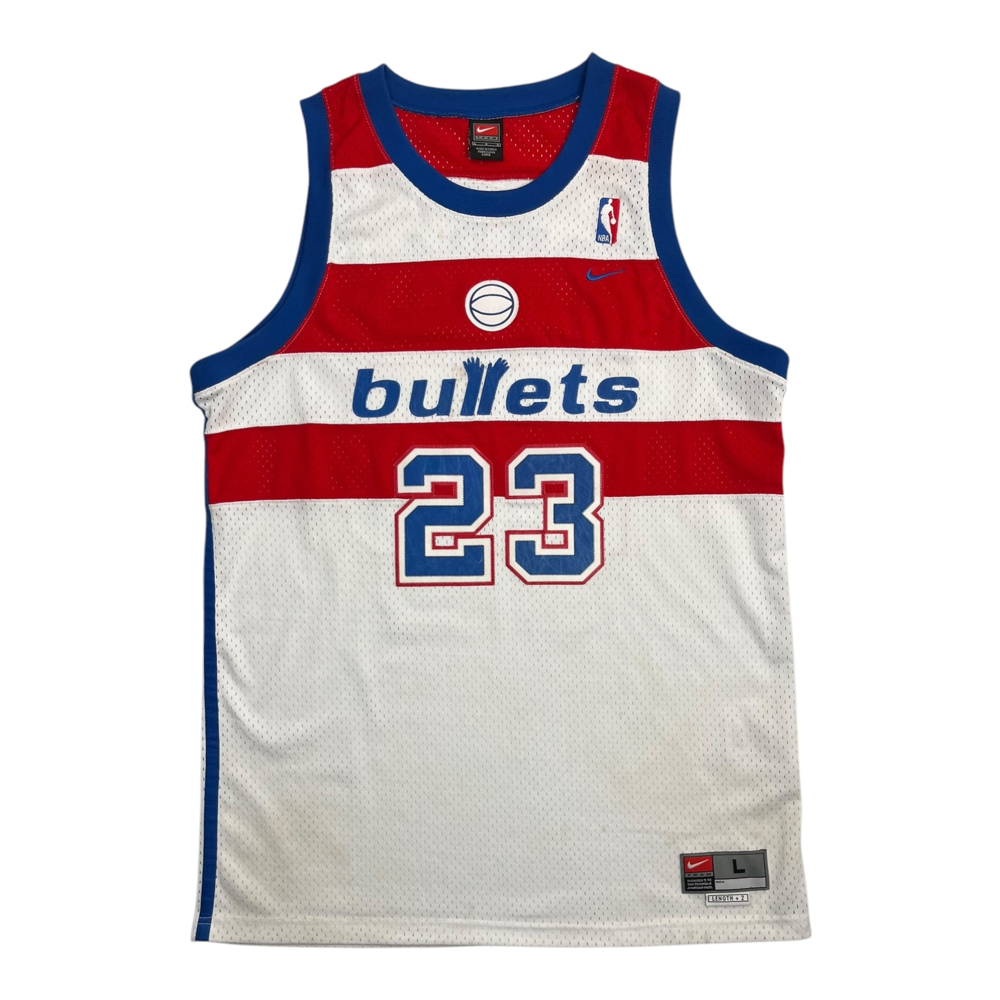 Vintage Nike Washington Bullets Michael Jordan Jersey