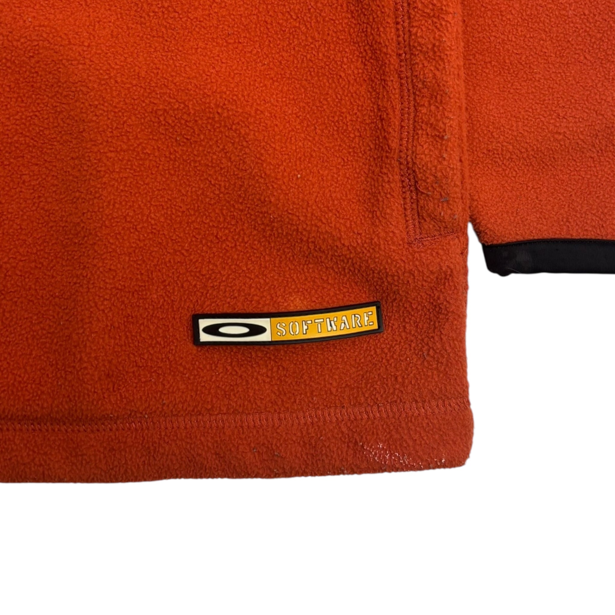 Vintage Oakley Quarter-Zip Fleece Burnt Orange