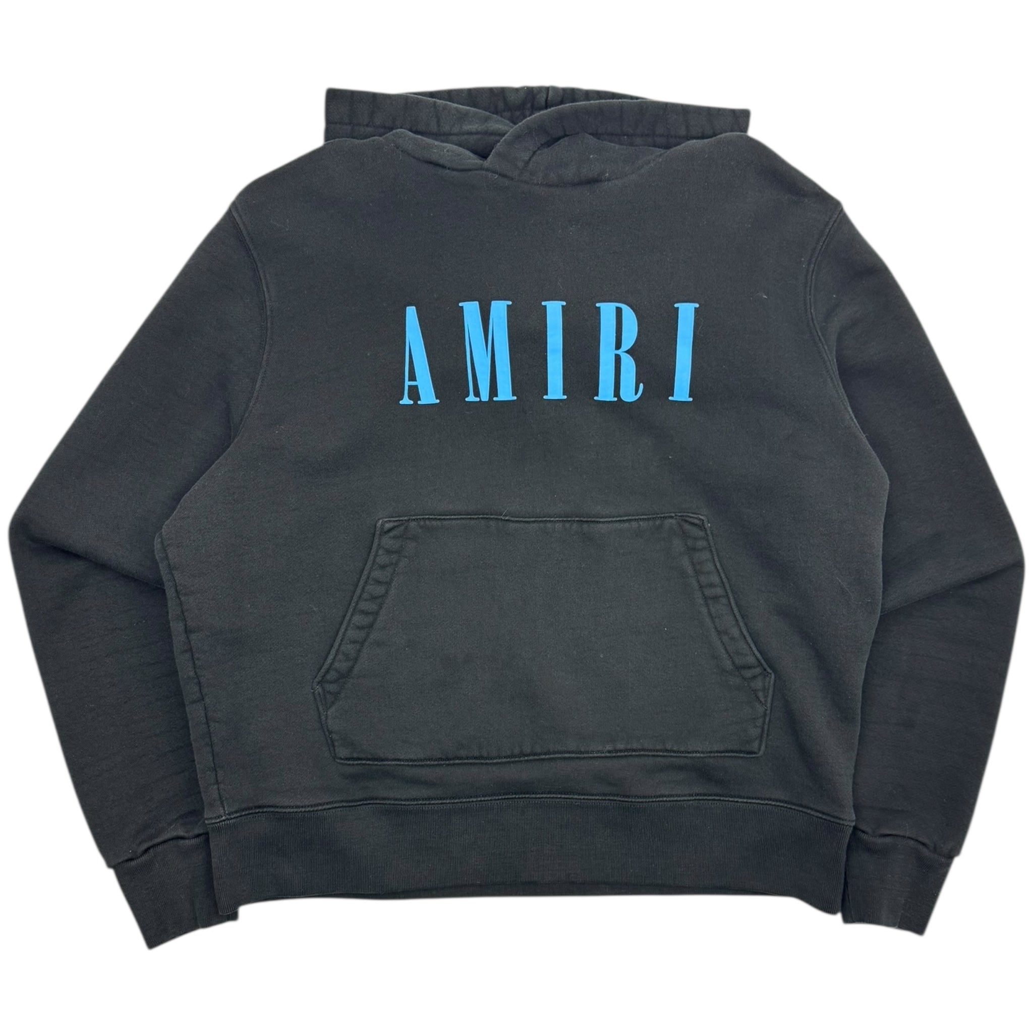 Amiri Core Logo Hoodie Black Carolina Blue
