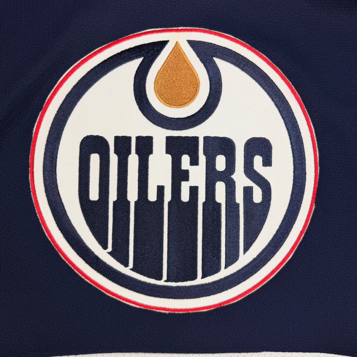 Vintage Aleš Hemský Edmonton Oilers CCM Alternate Jersey Navy