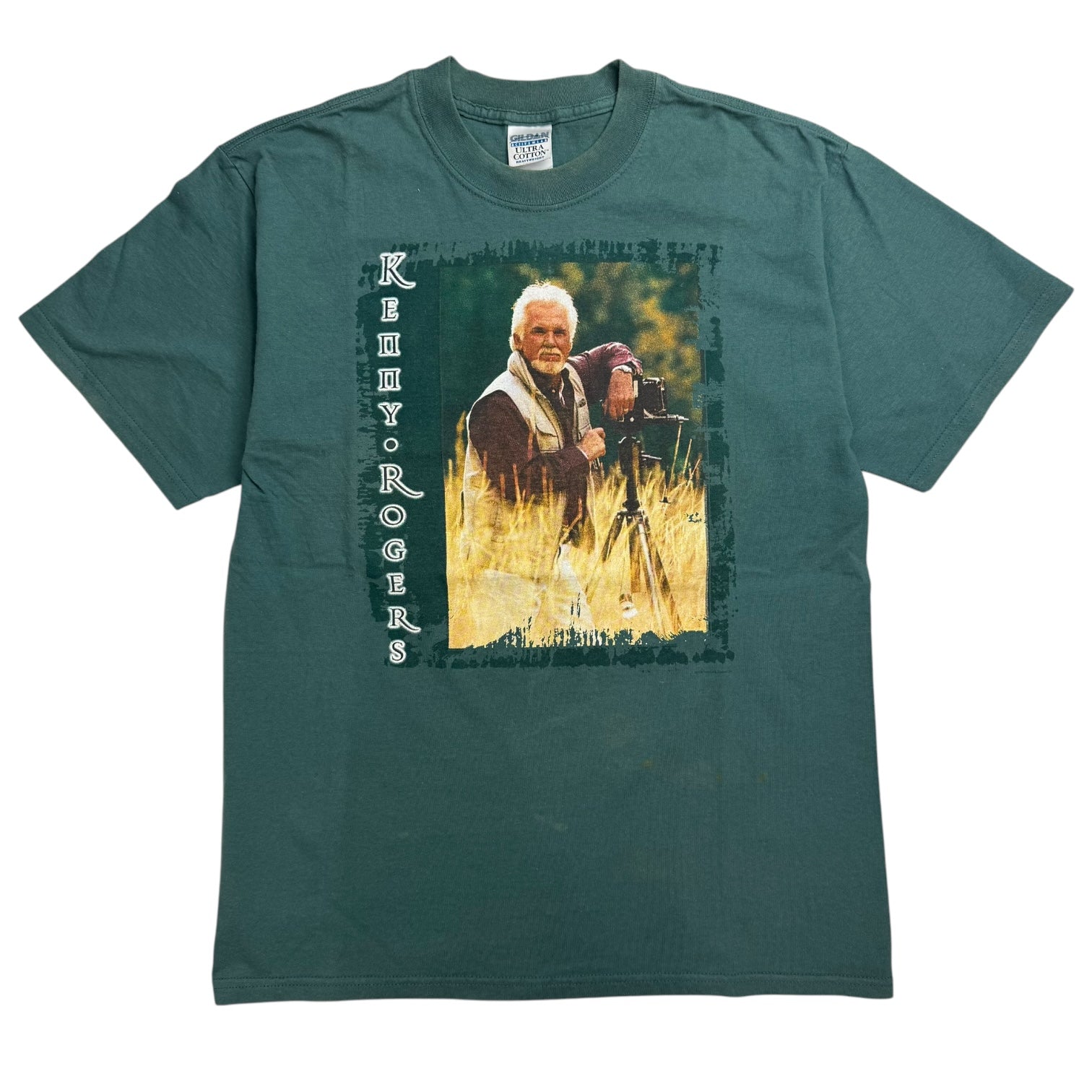 Vintage Kenny Rogers On Tour Tee Green