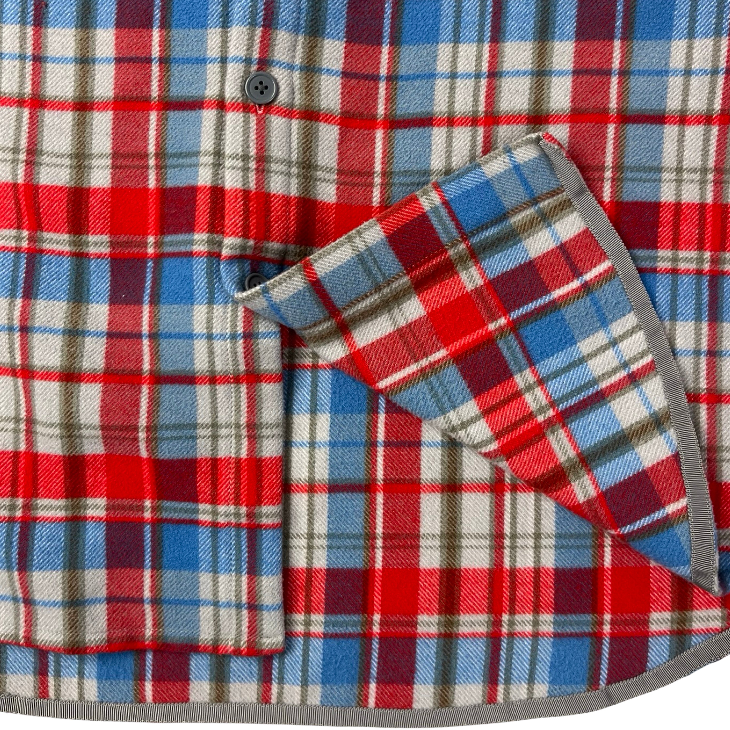 BEAMS Checkered Flannel Shirt