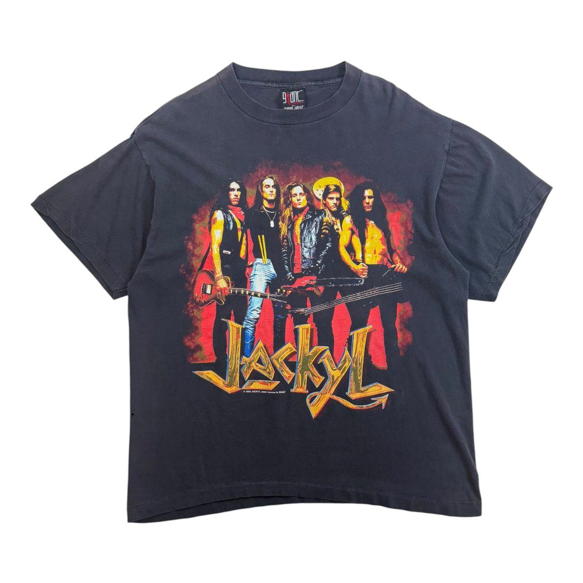 Vintage 1993 Jackyll “Rock Me Roll Me” Tour T-Shirt Black