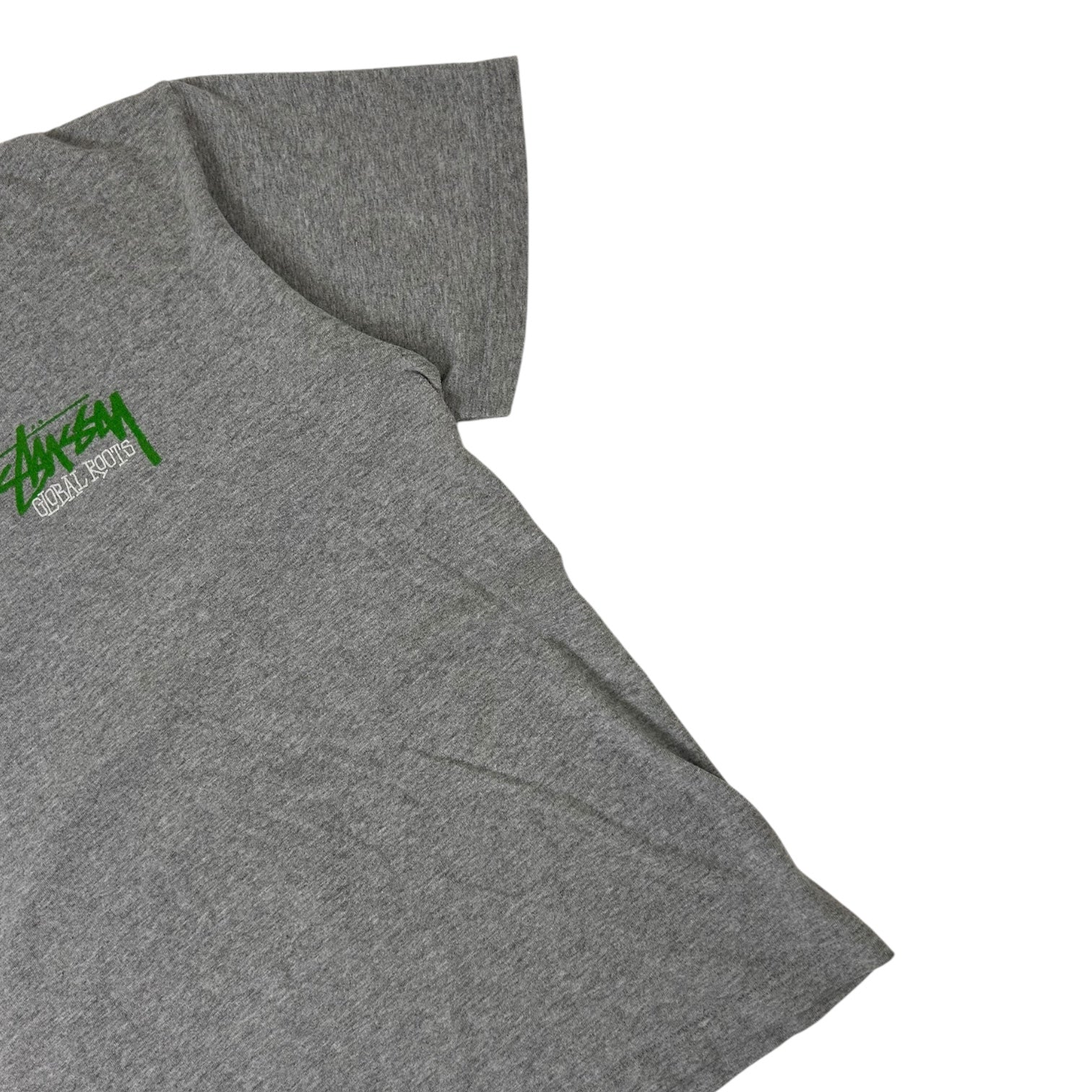 Vintage Stussy Global Roots T-Shirt Grey
