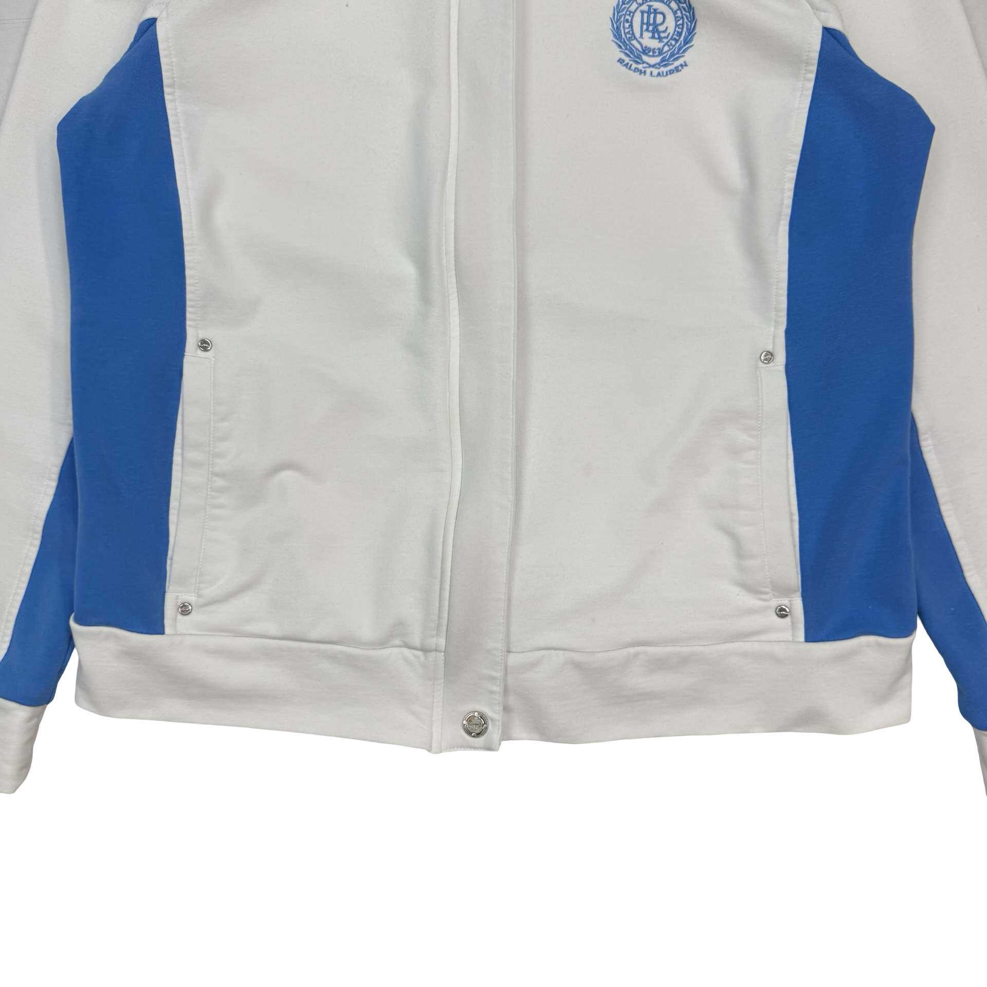 (W) Vintage Lauren Ralph Lauren Tennis Zip Up Jacket White