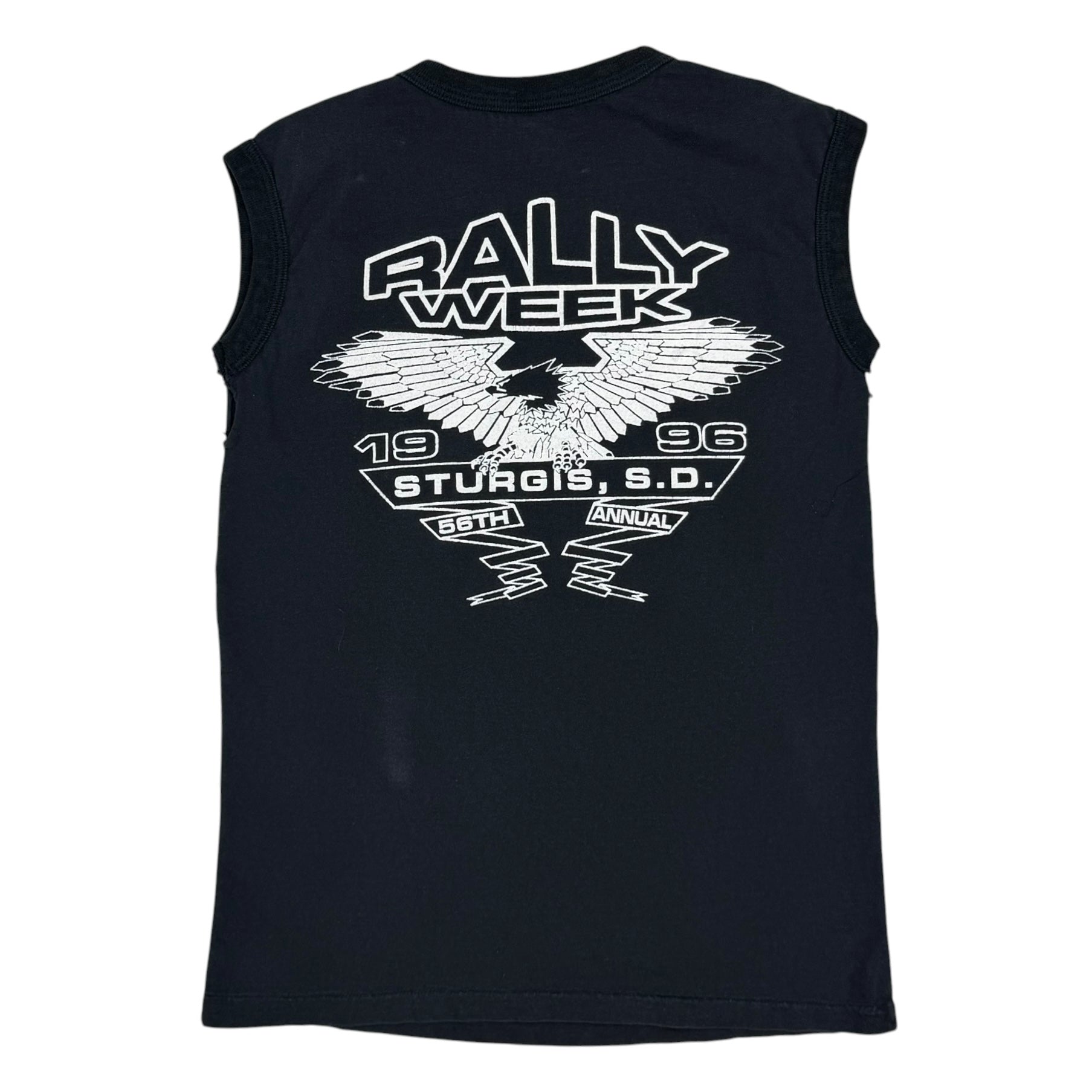 1996 Sturgis 56th Annual Bike Week Tank Top Black