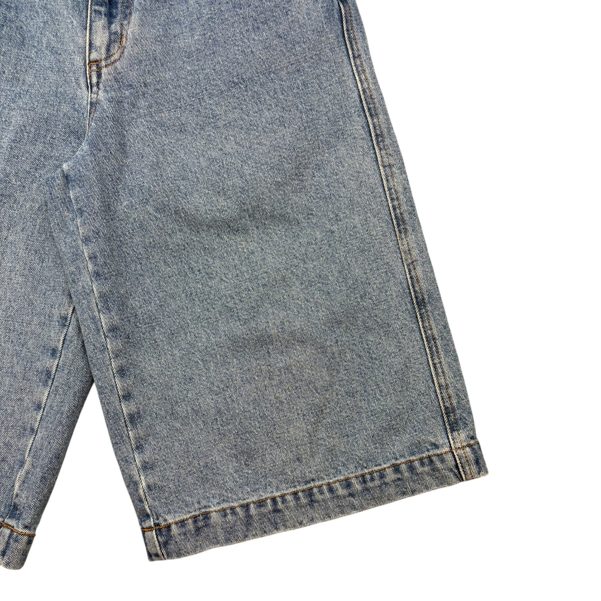 PUNKANDYO CURVE DENIM SHORTS MEDIUM WASH Blue