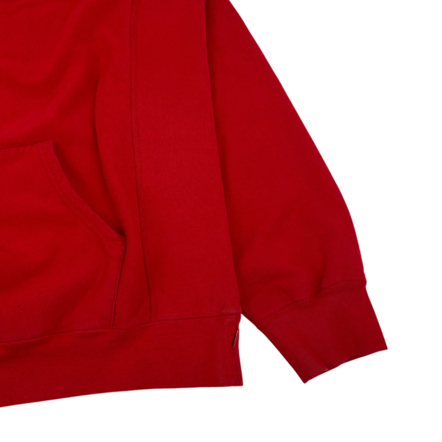 Supreme Cord Collegiate Logo Hoodie Red