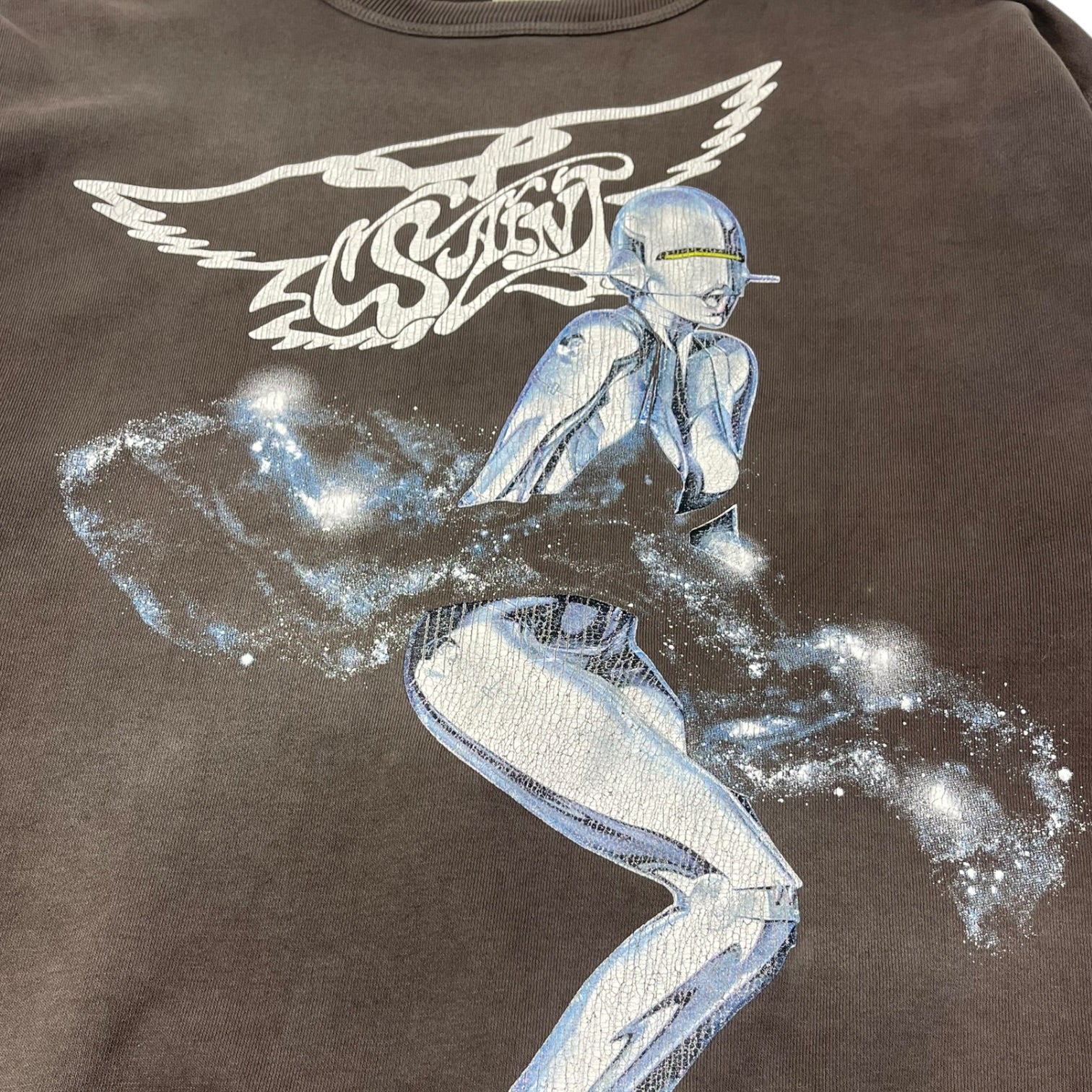 Saint MXXXXXX x Hajime Sorayama Sweatshirt Faded Black