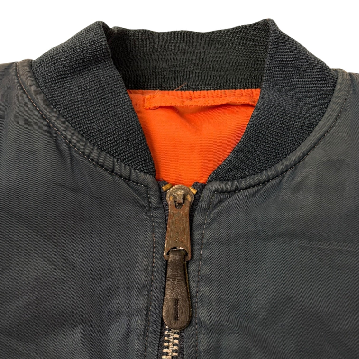 Vintage Alpha Industries MA-1 Bomber Jacket Faded Marine