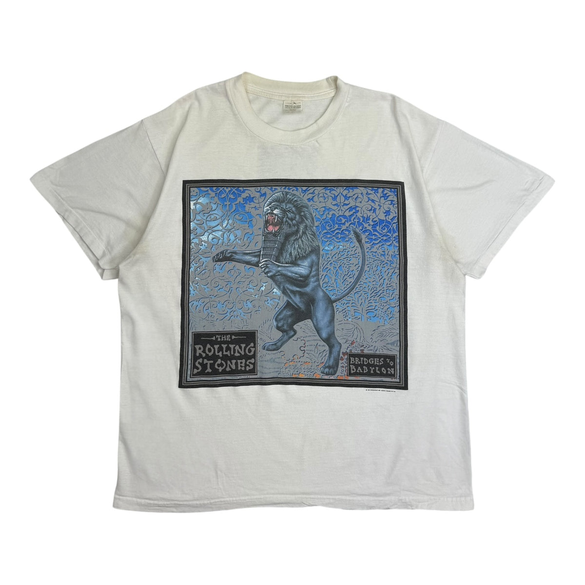 1997/98 The Rolling Stones Bridges To Babylon World Tour  Tee White