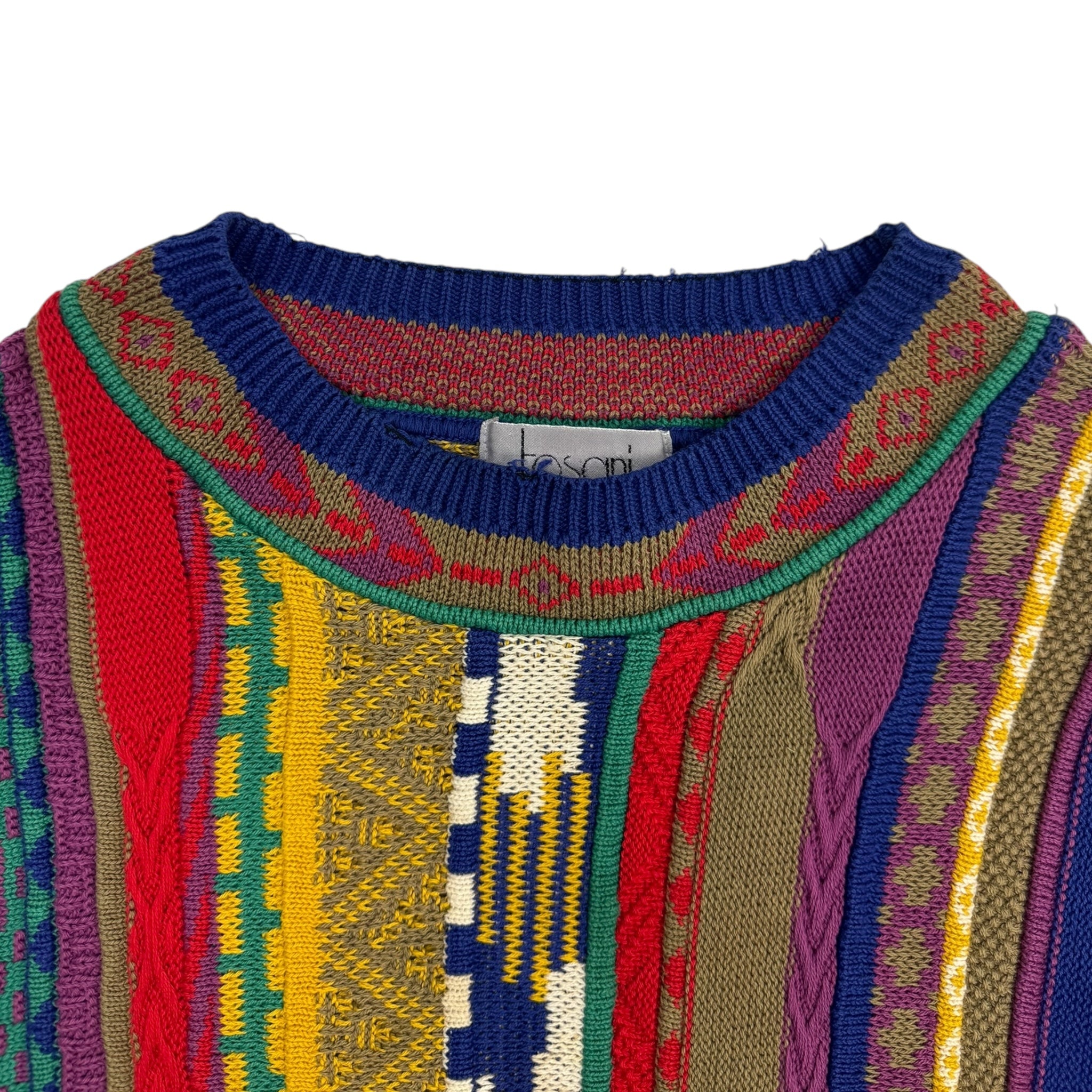 Vintage Tosani Colourful 3D Knit