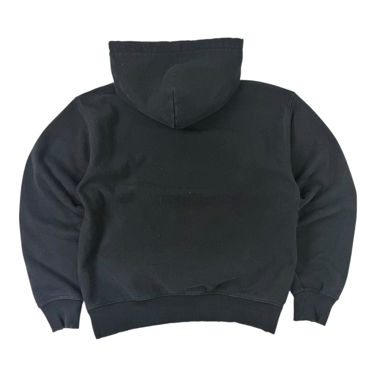 Stussy Stock Logo Appliqué Hoodie Black