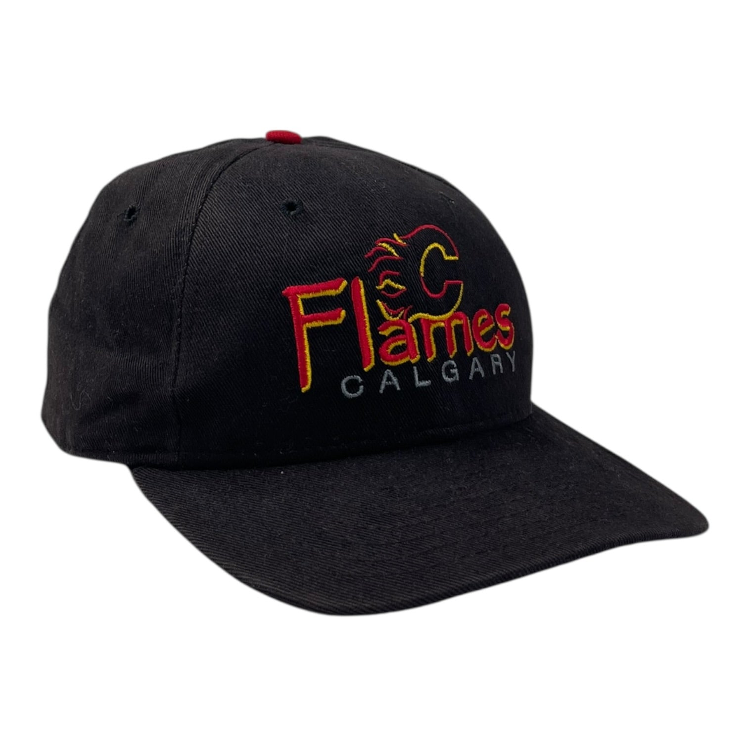 Vintage Calgary Flames New Era Hat Black