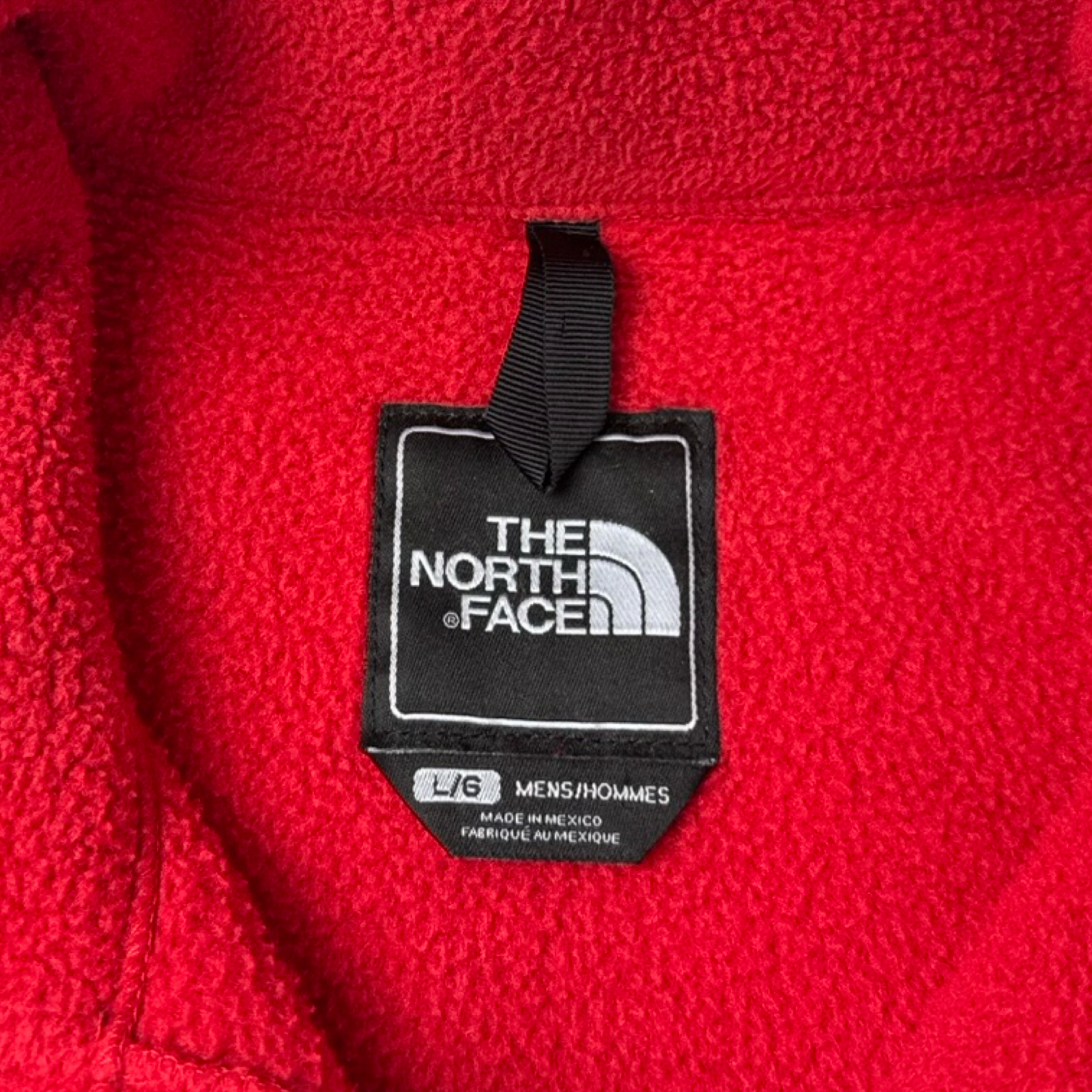 The North Face Denali Zip Up Jacket Red