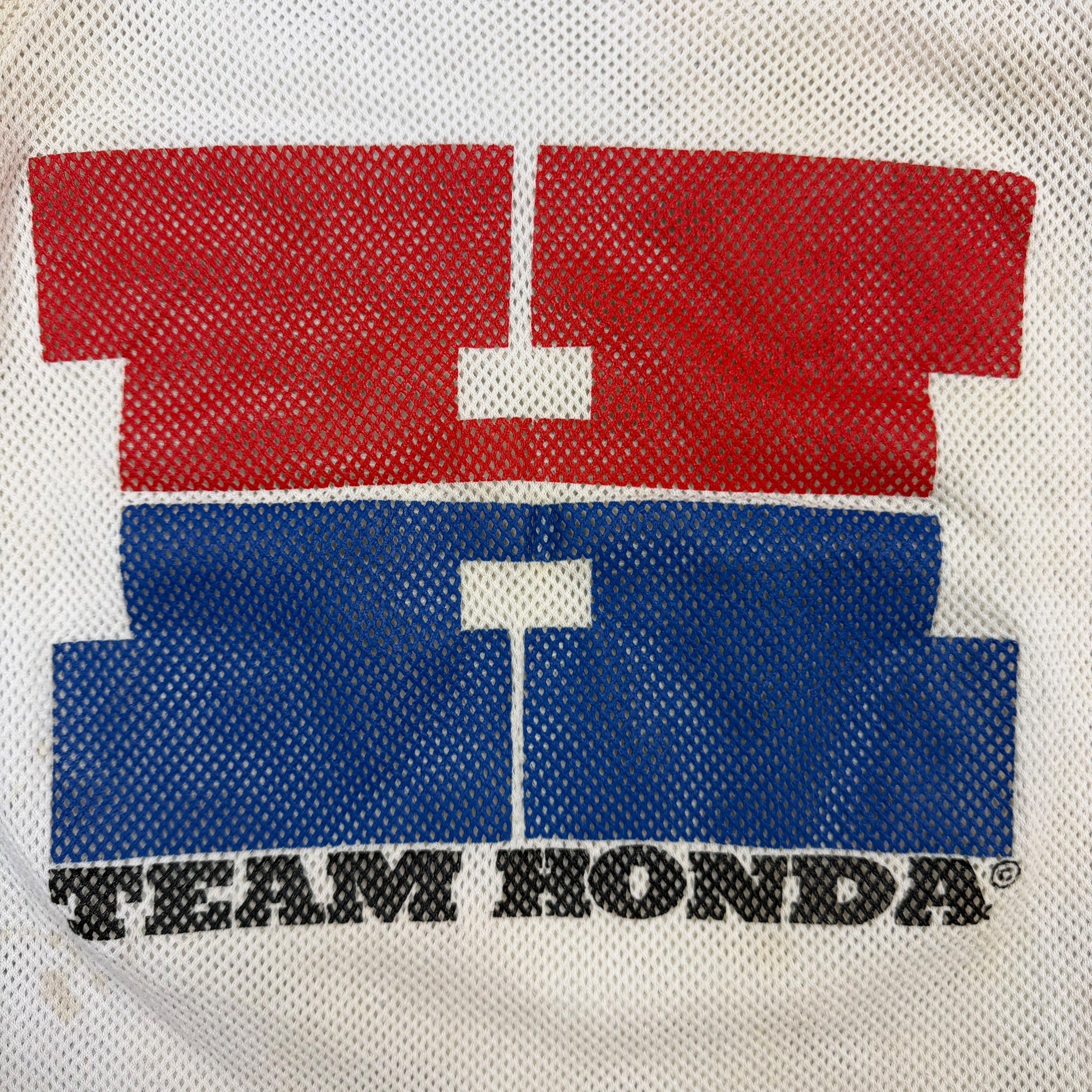 Vintage Honda Racing Team Mesh Jersey White