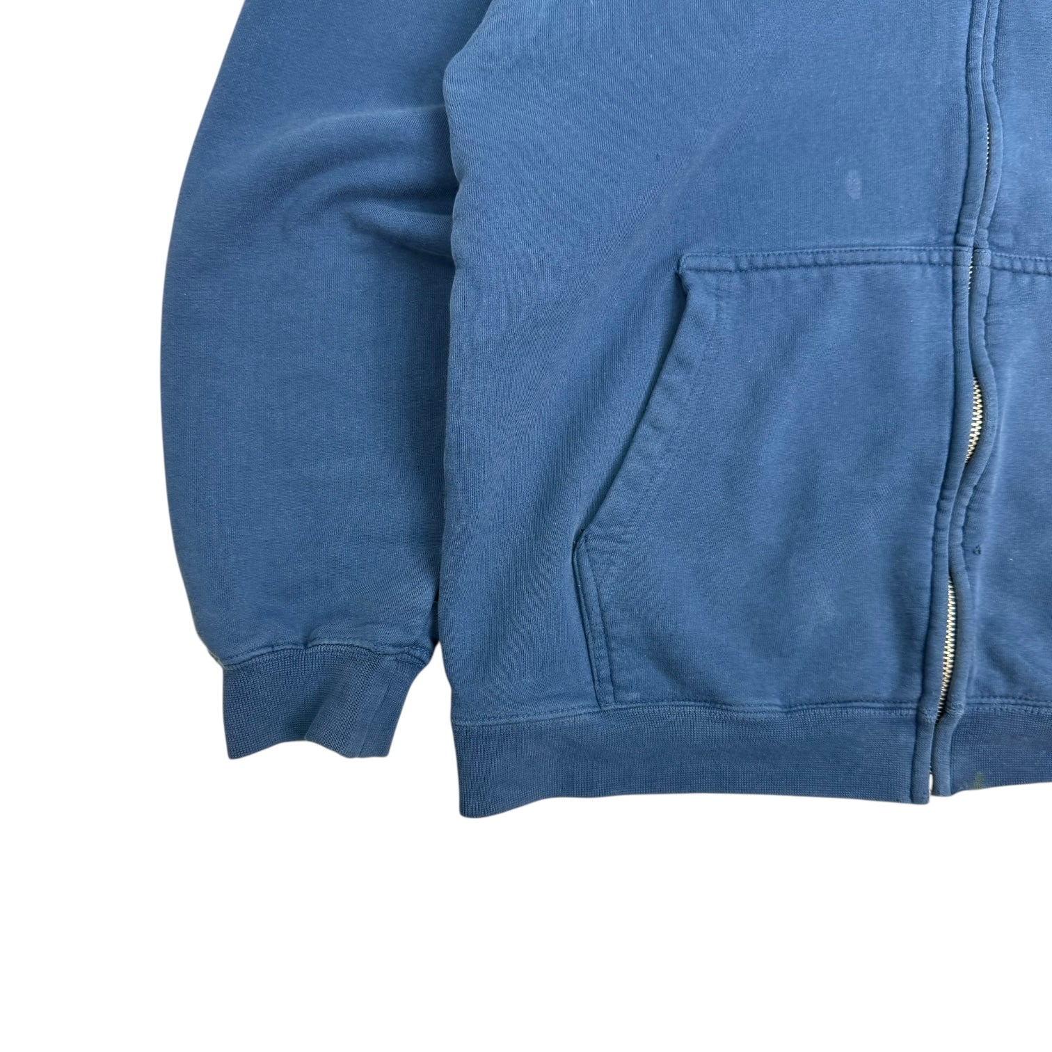 Stussy Basic Zip Hoodie Faded Navy