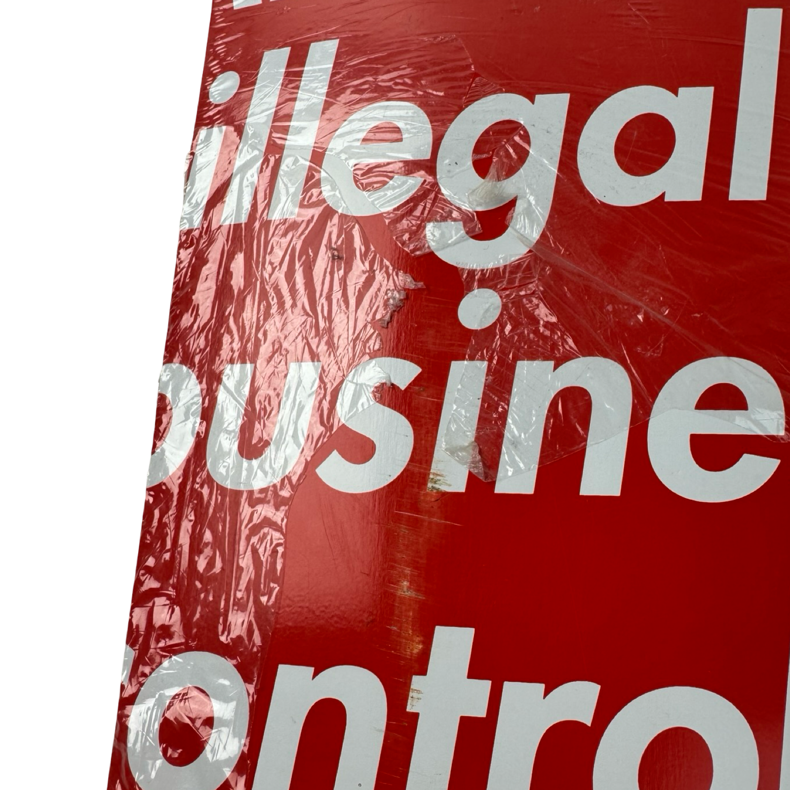 Supreme Illegal Business Skate Deck Red