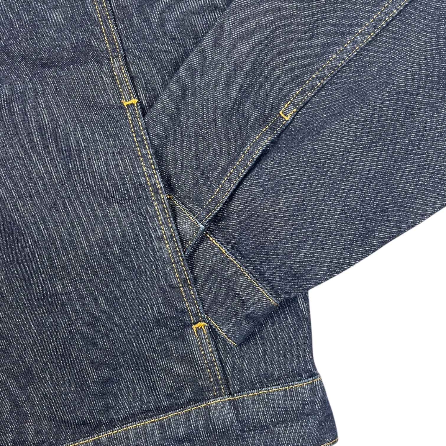 Stussy Trucker Jacket Denim Rinsed Indigo