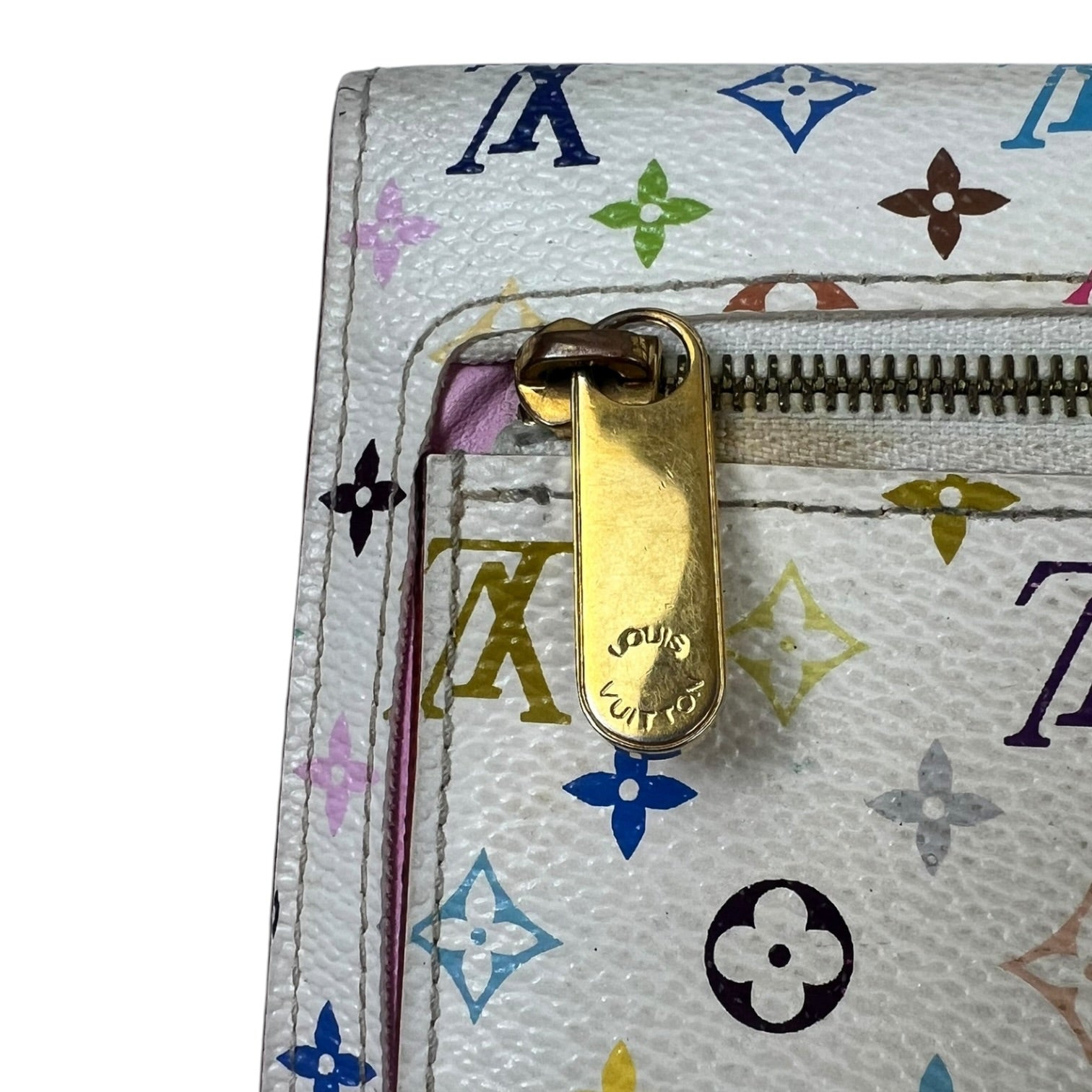 Vintage Louis Vuitton Takashi Murakami's Eugenie Monogram Wallet