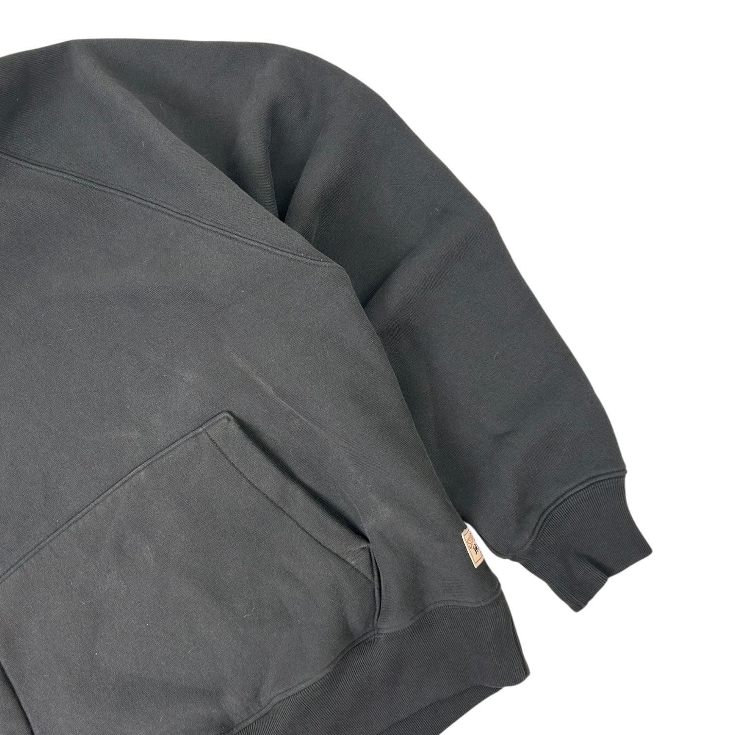 Stussy Raglan Fleece Hoodie Black
