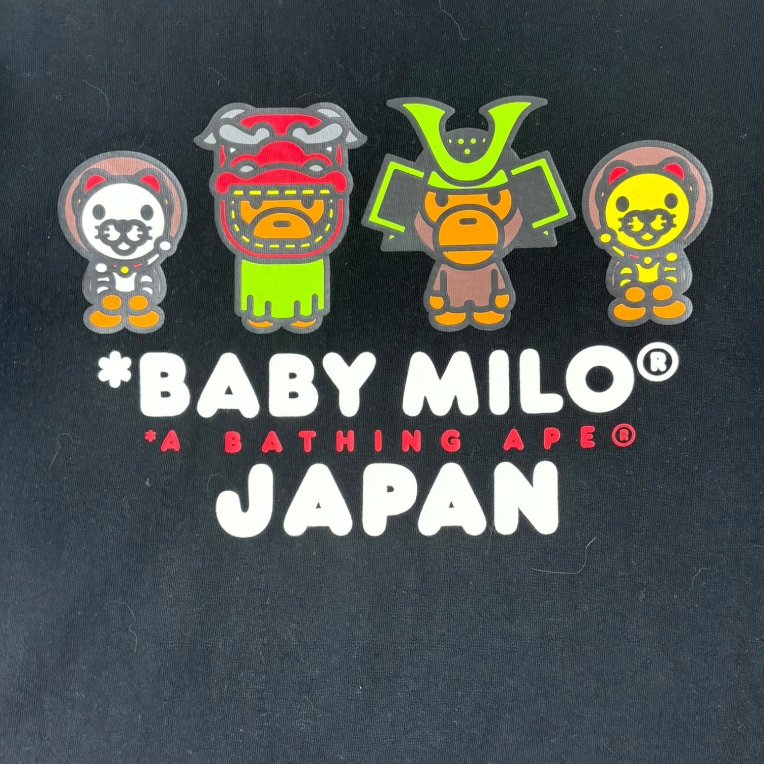 BAPE Baby Milo Japan T-Shirt Black