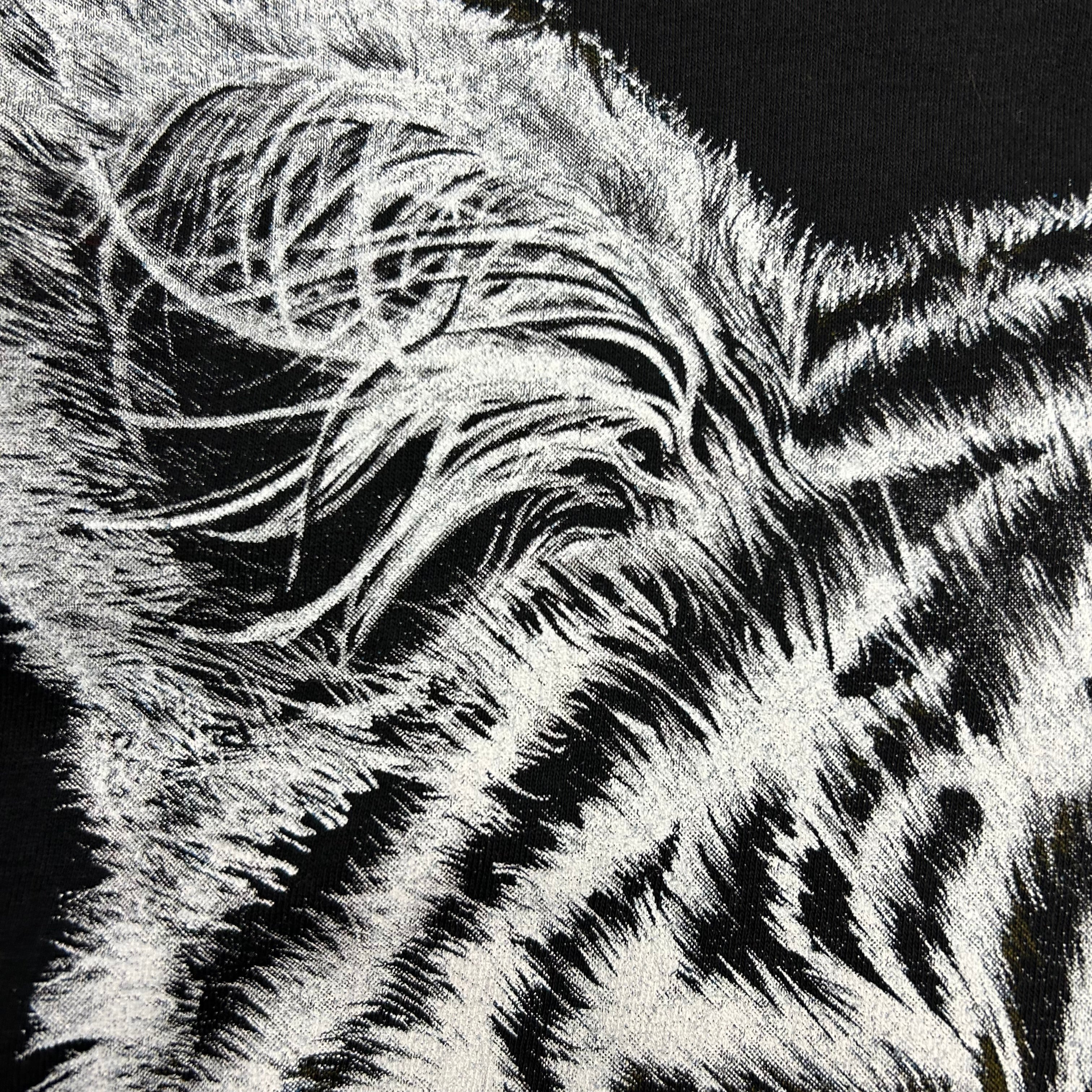 1992 White Lion Big Print Tee Black