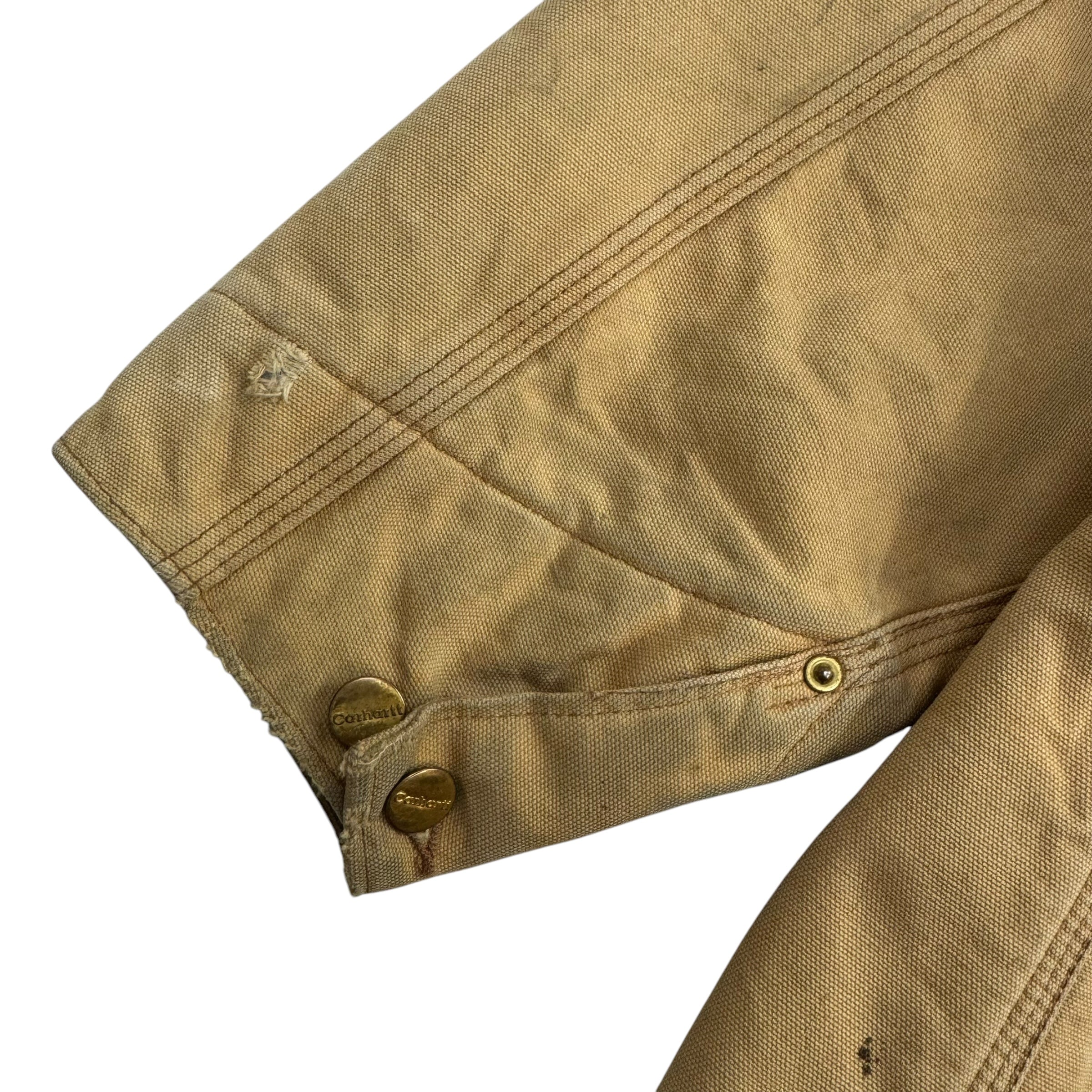 Vintage Carhartt Michigan Chore Coat  Tan