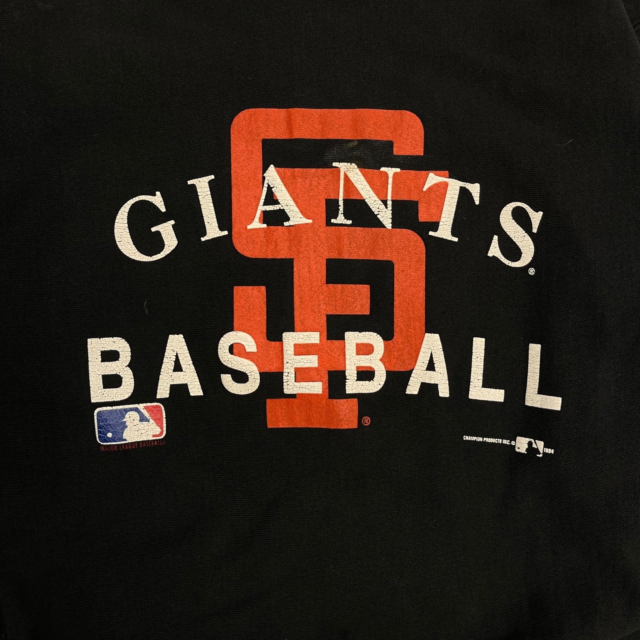 Vintage Champion San Francisco Giants Crewneck Black