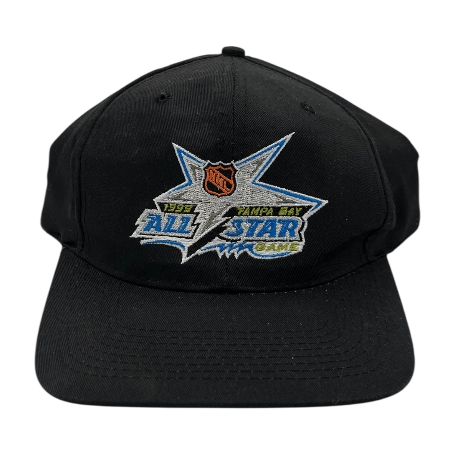 Vintage NHL All-Star Game Snapback Hat Black