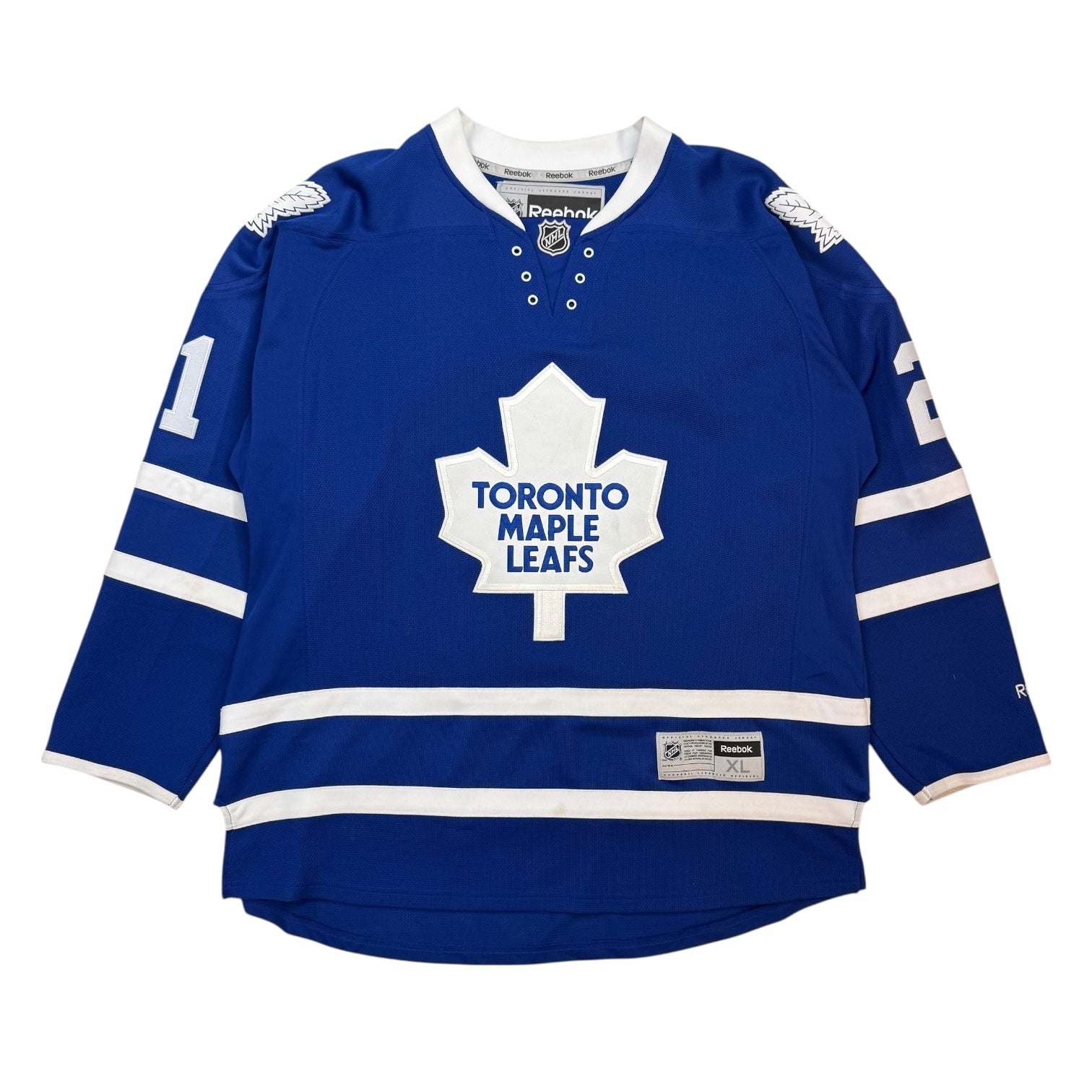 Vintage Reebok Toronto Maple Leafs James Van Riemsdyk Jersey Blue