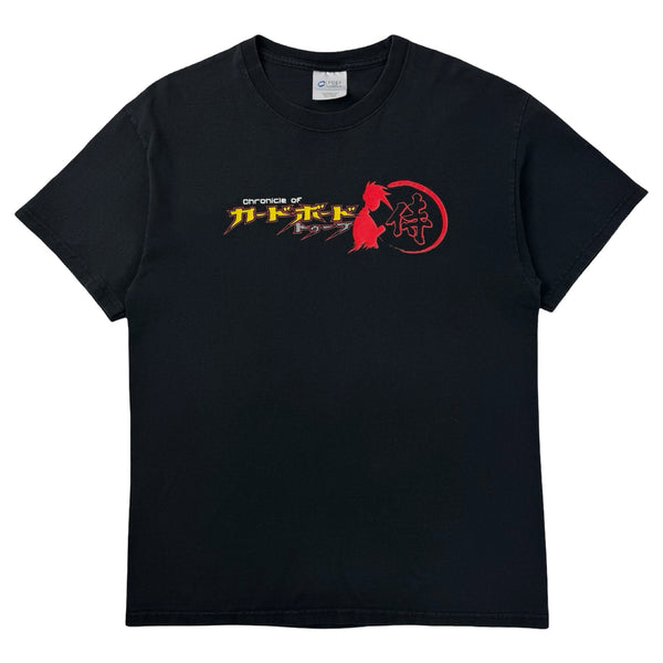 Vintage Penny Arcade Cardboard Tube Samurai T-Shirt Black