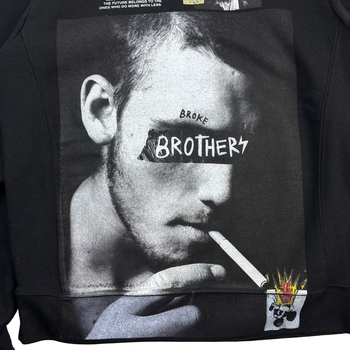 Dom Rebel “Broke Brothers” Crewneck Black