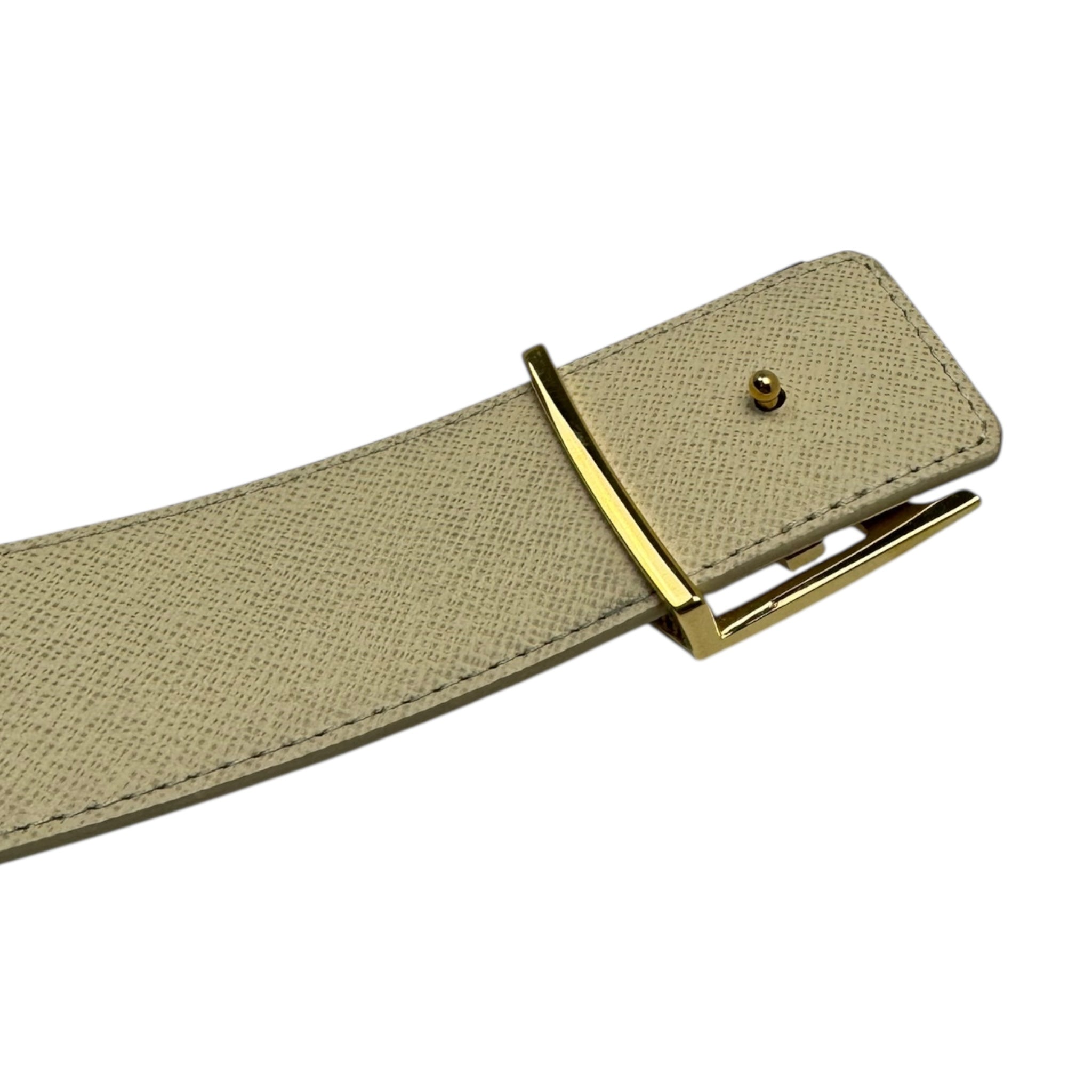 Louis Vuitton Initialed Belt Damier Azur