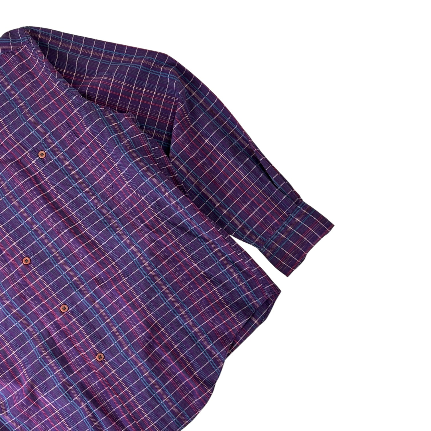 Vintage YSL Long Sleeve Dress Shirt Purple