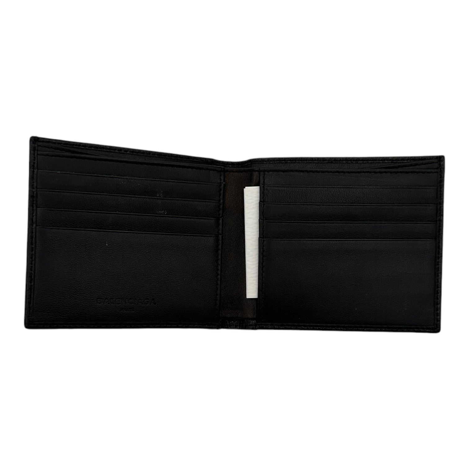 Balenciaga Black Screw Bifold Wallet