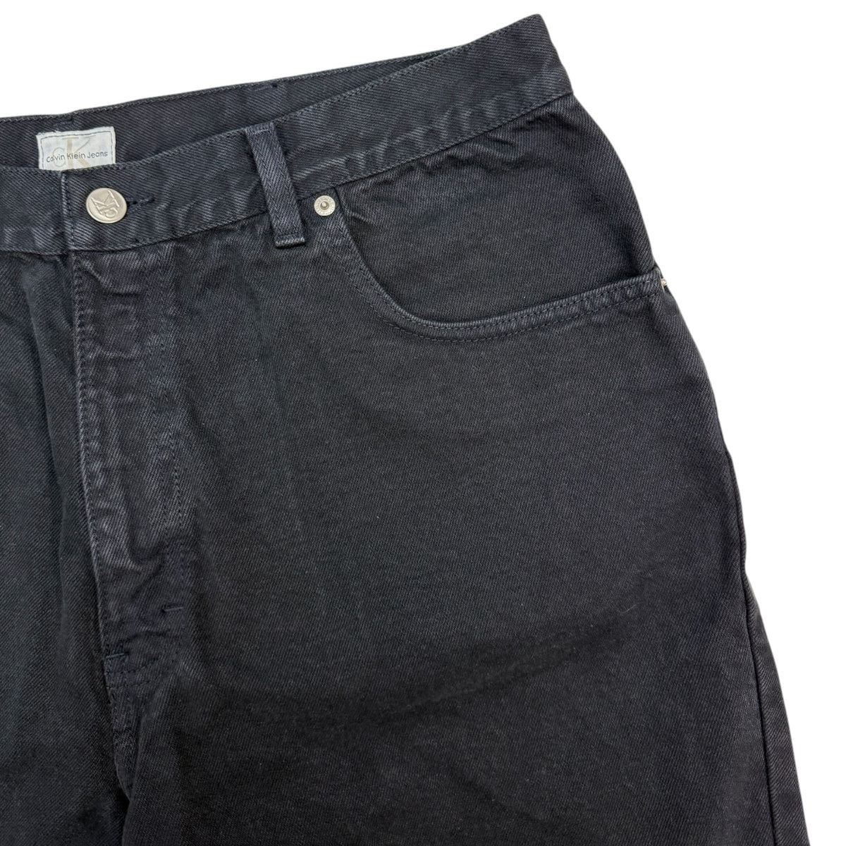 Vintage Calvin Klein Denim Shorts Black