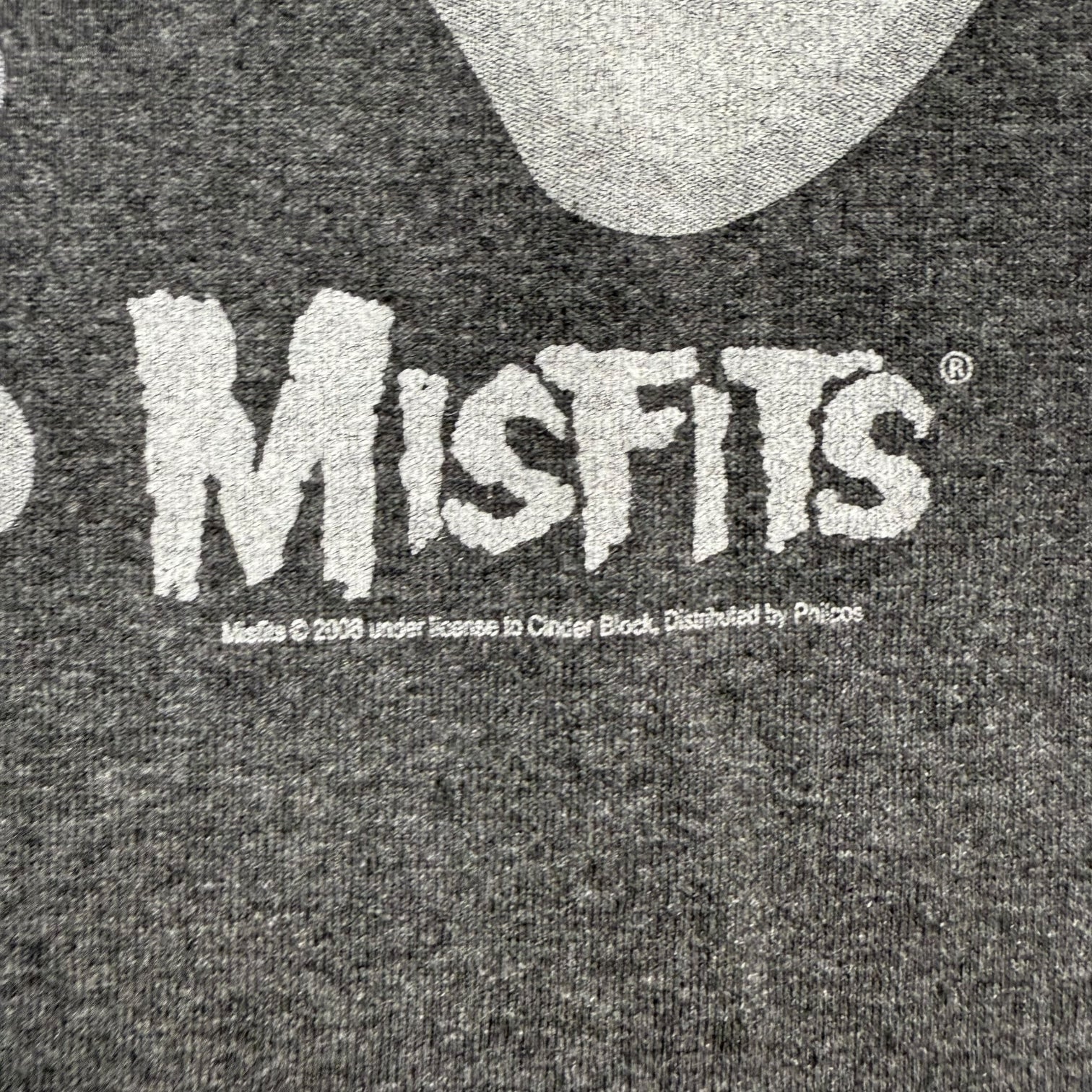 2008 Misfits Skeleton Tee Grey