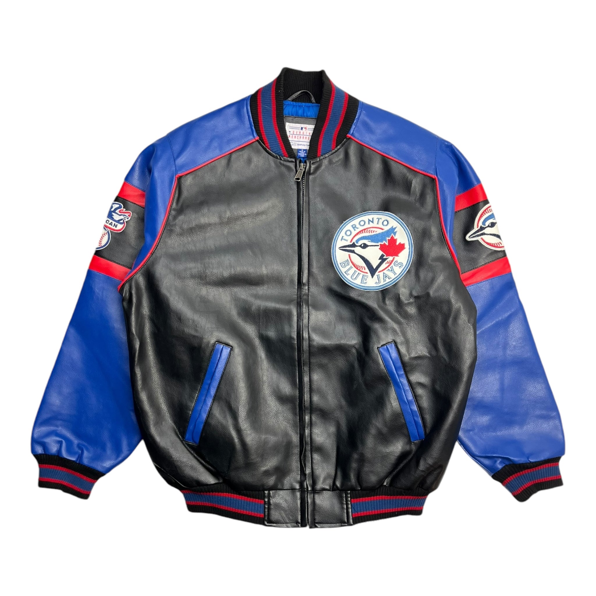 Toronto Blue Jays Carl Banks Faux Leather Jacket