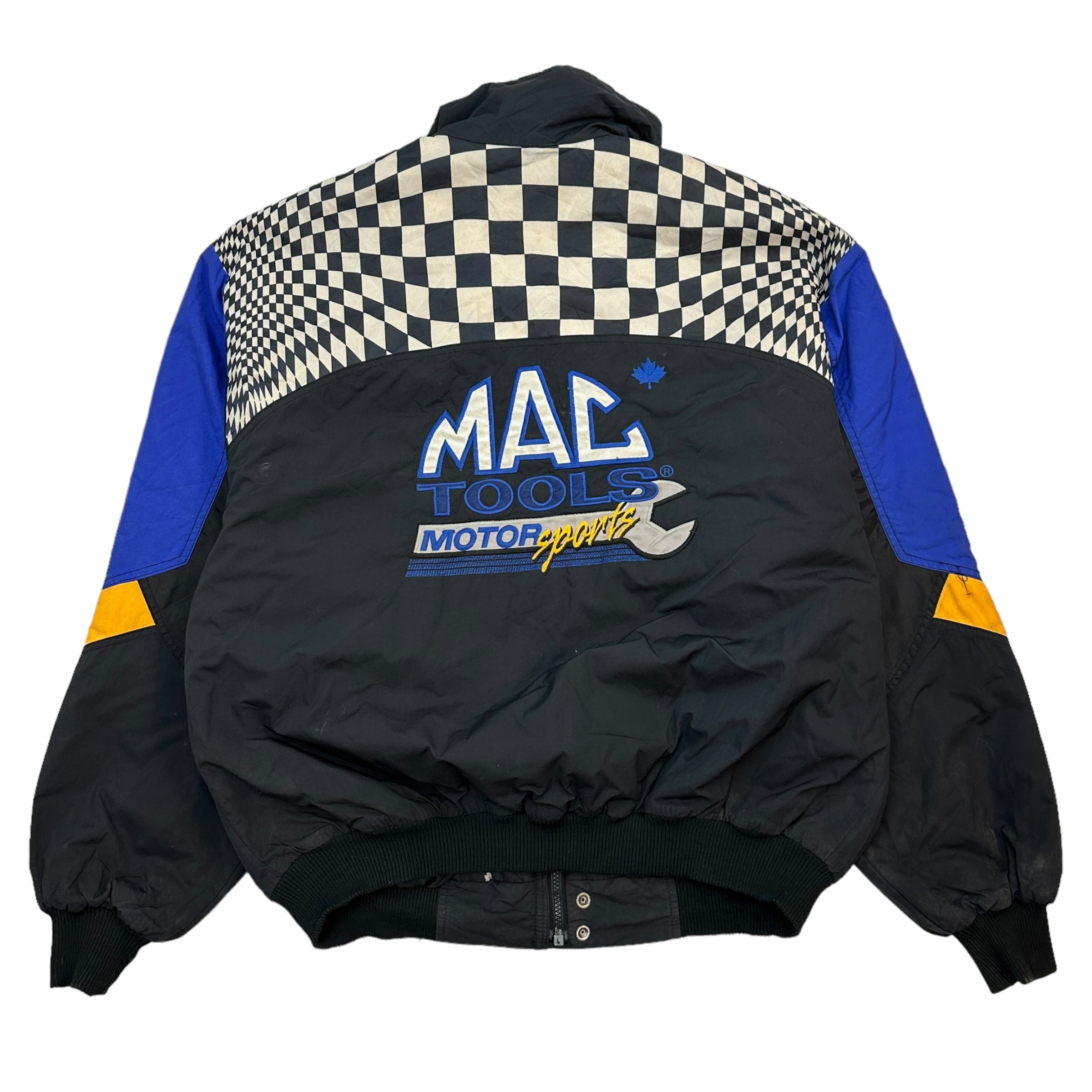 Vintage Mac Tools Checkered Racing Jacket