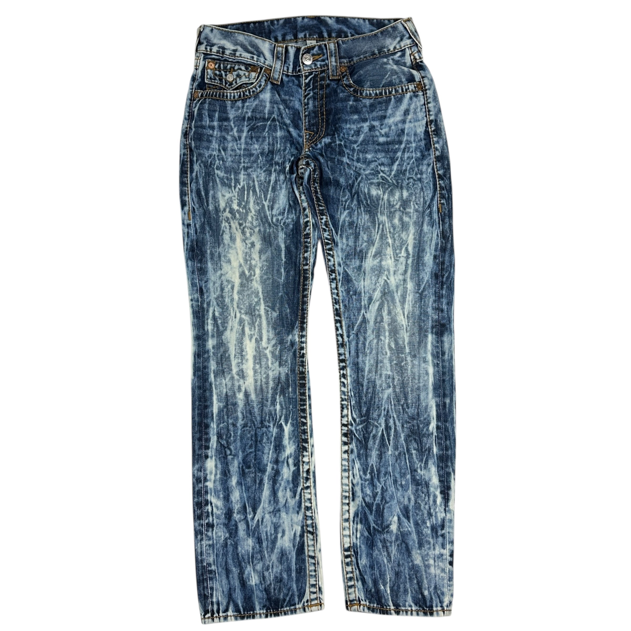 Vintage True Religion Acid Wash Denim Jeans