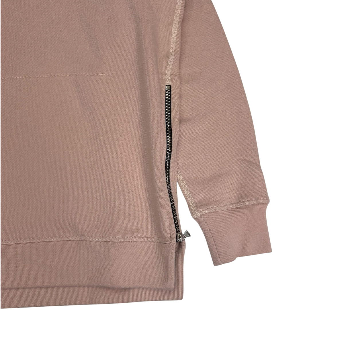 John Elliott Side Zip Hoodie Pink