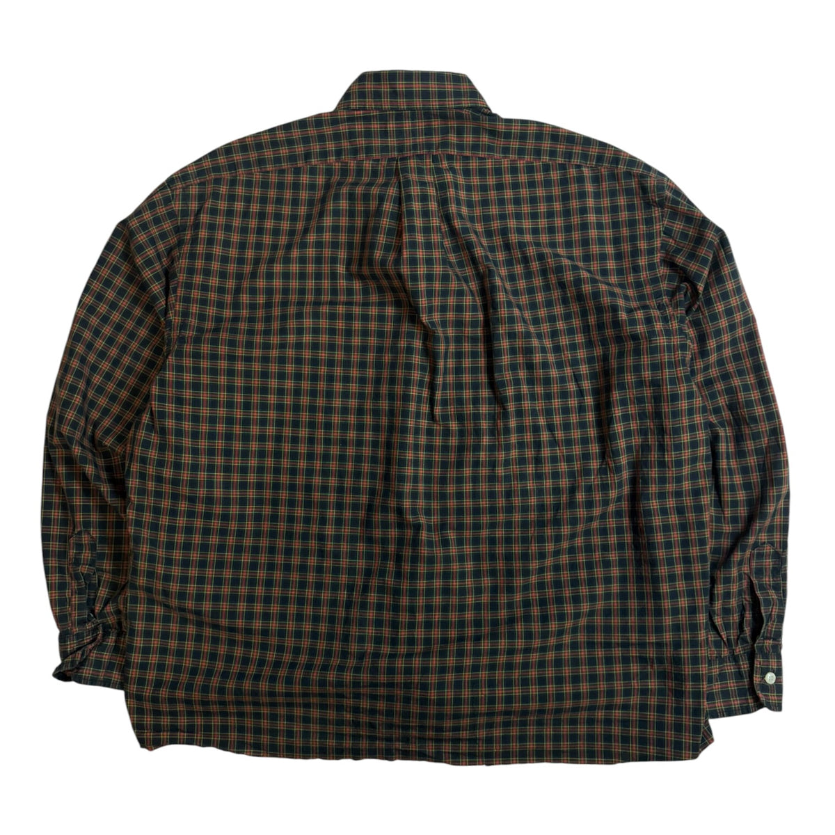 Vintage Ralph Lauren Plaid Button-Up Shirt Navy/Red