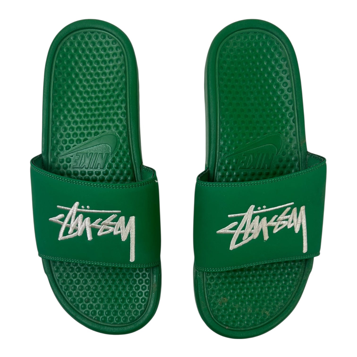 Stussy x Nike Benassi Slide Green