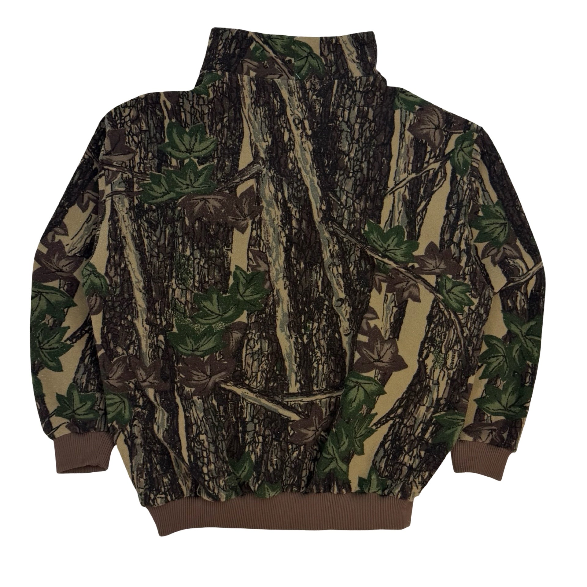 Vintage Fleece Quarter Zip Sweater Camo